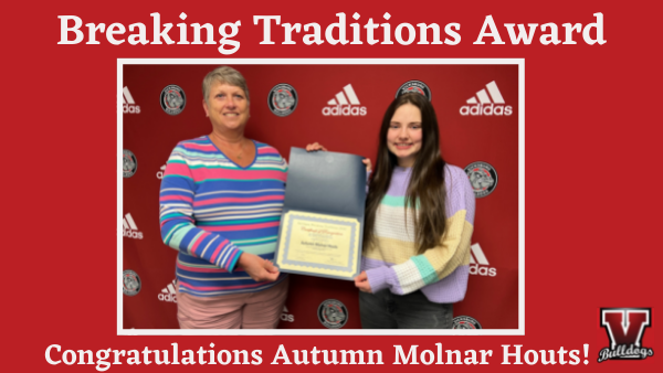 Breaking traditions award winner