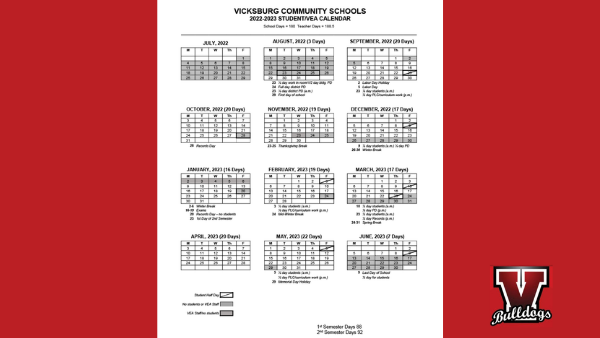 2022-2023 district calendar 