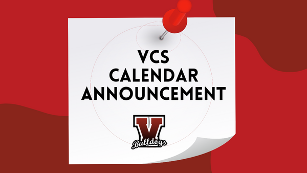 VCS Calendar Announcement 