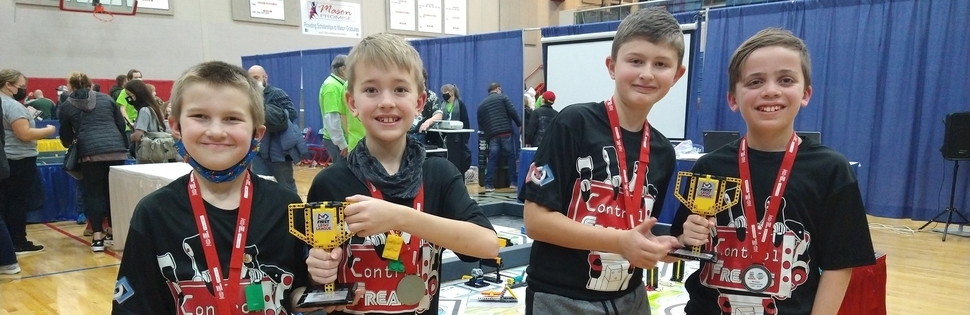 Two teams from the Vicksburg Control Freaks Lego League Robotics group brought home some hardware from the state tournament