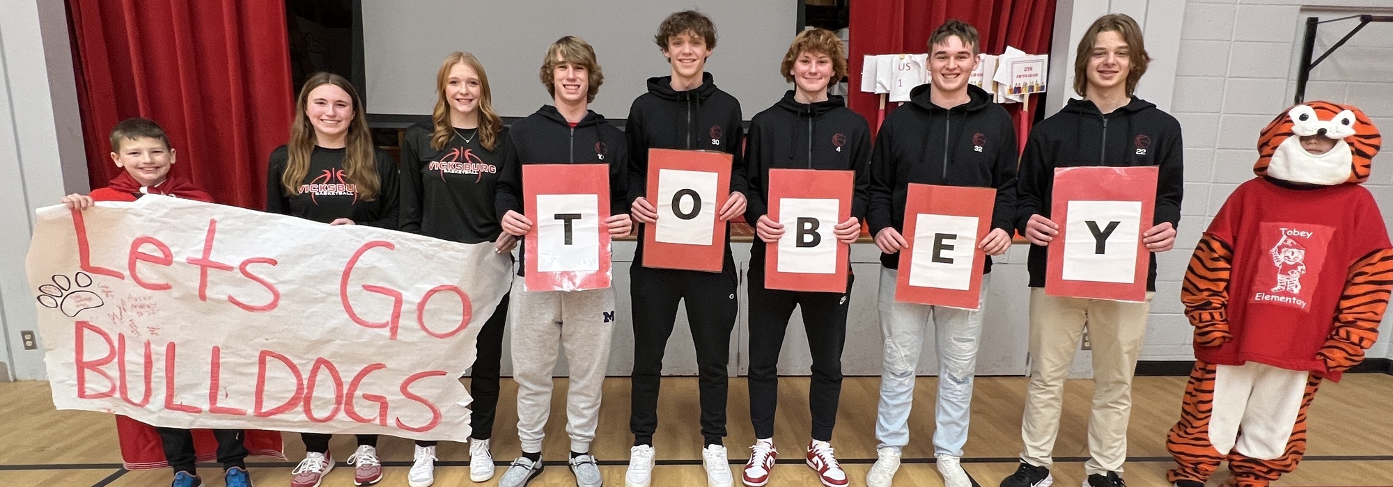 Tobey basketball assembly