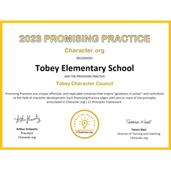 2023 Promising Practice Tobey Elementary School