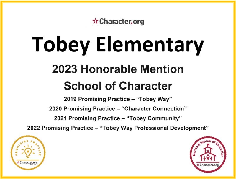2023 Honorable Mention School of Character