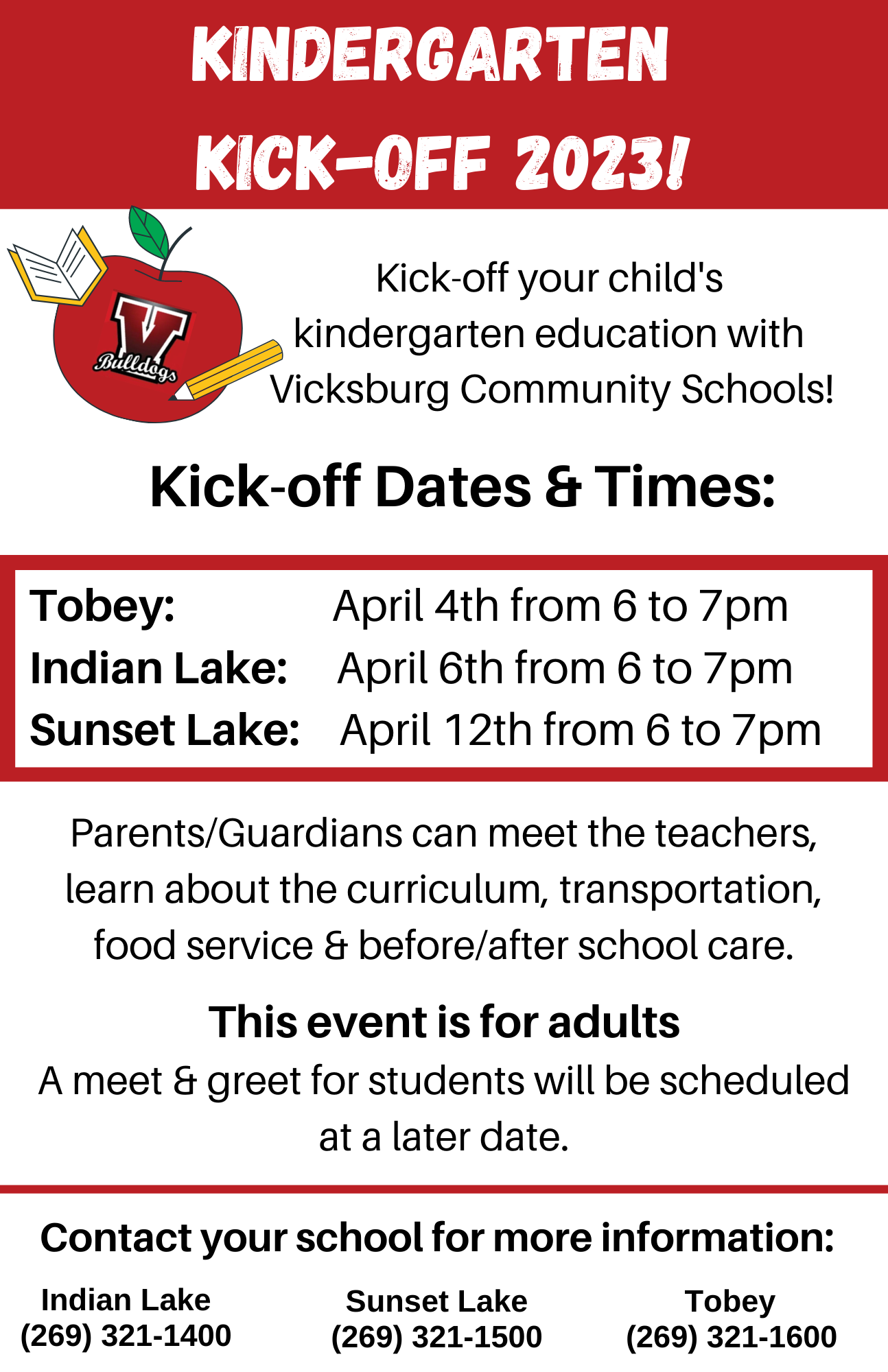 Kindergarten Kick off