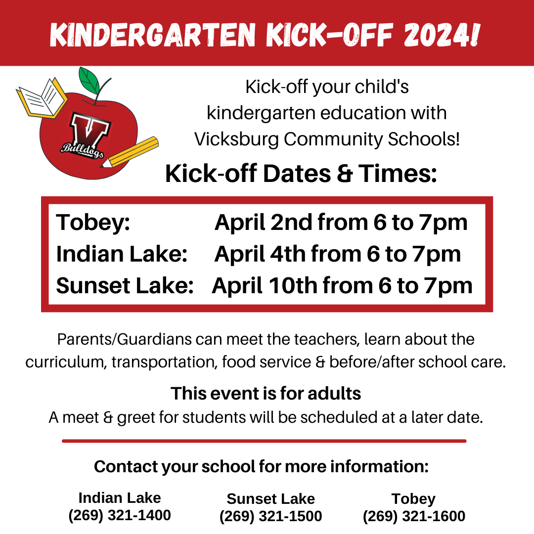 Kindergarten Kick-off information 